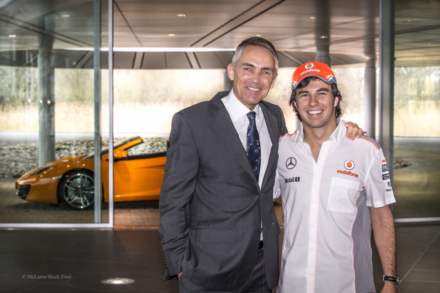 Mclaren Media Day Sergio Perez S First Day At The Office Team Vvv