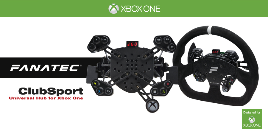 Fanatec announces Clubsport Universal Hub for Xbox One, new wheel 