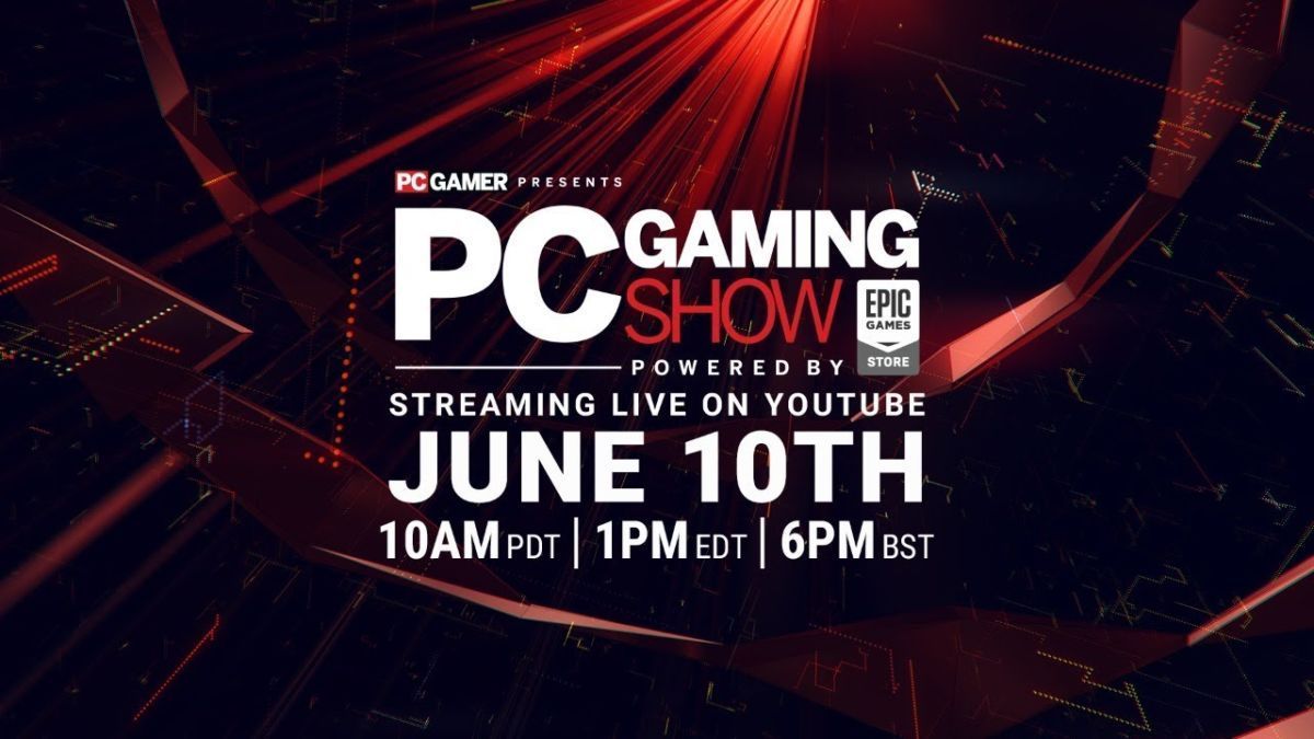 Watch the PC Gaming Show here today at 6pm BST Team VVV